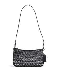 Penn Schultertasche Rindsleder schwarz