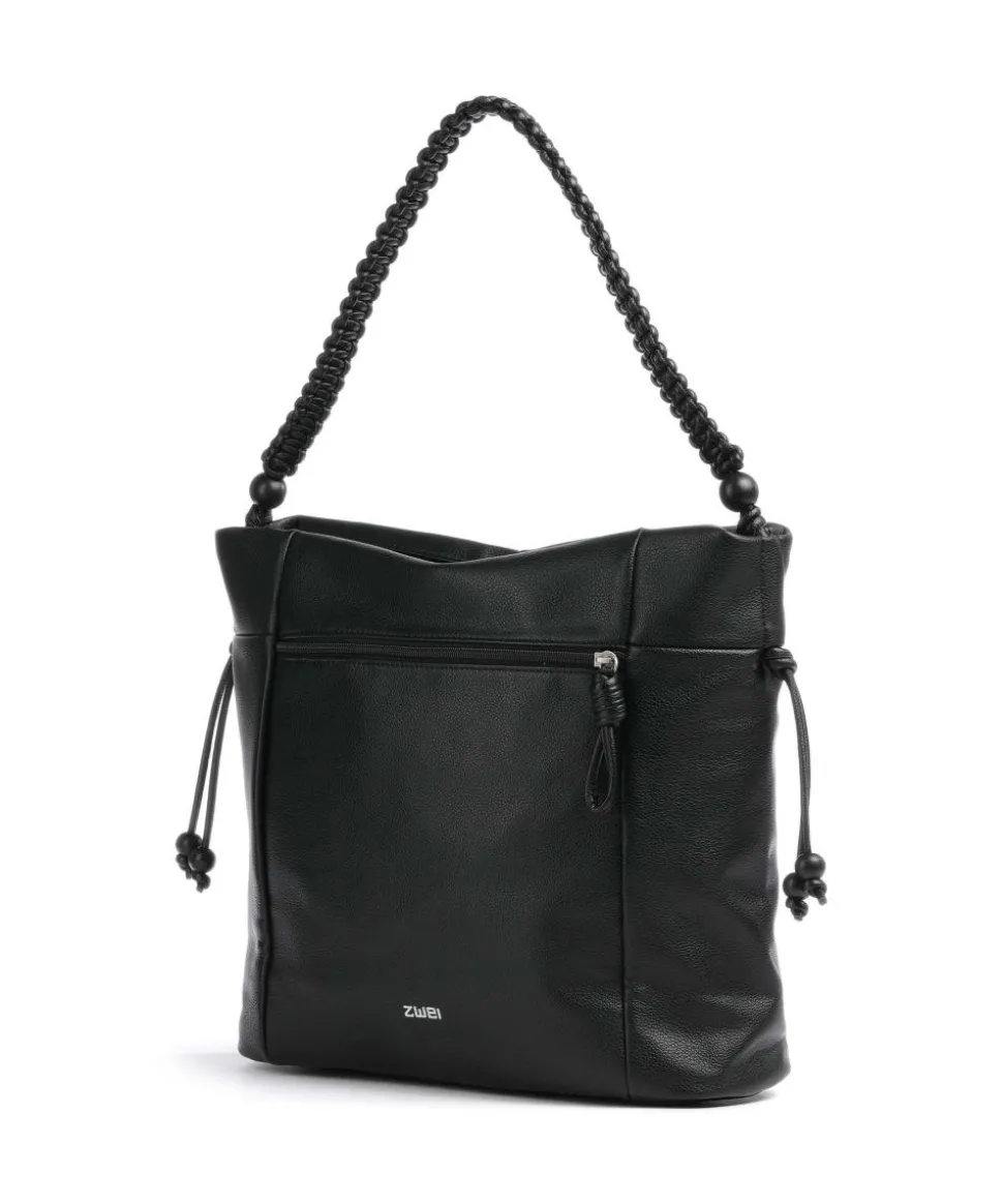Perla PE140 Beuteltasche Lederimitat schwarz