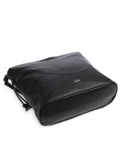 Perla PE140 Beuteltasche Lederimitat schwarz