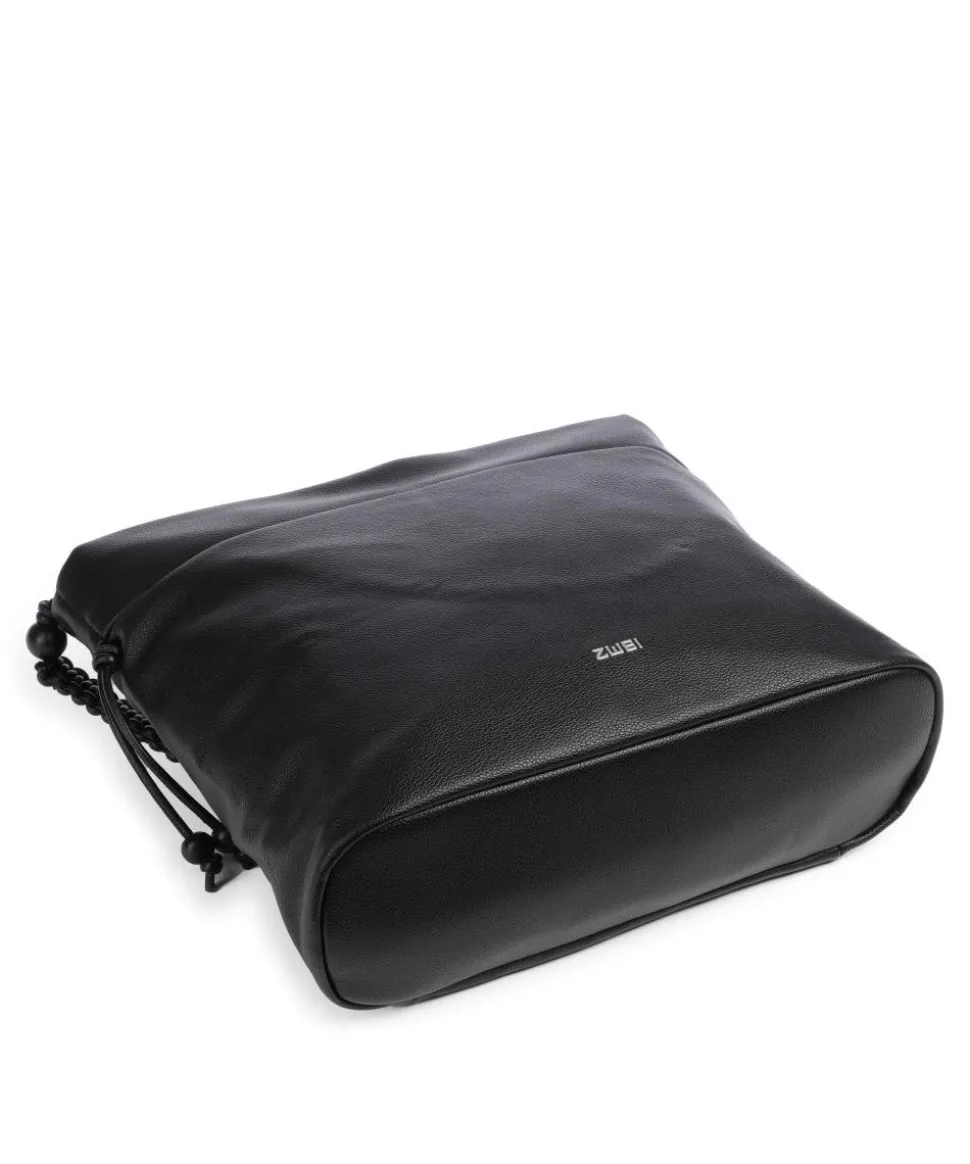 Perla PE140 Beuteltasche Lederimitat schwarz
