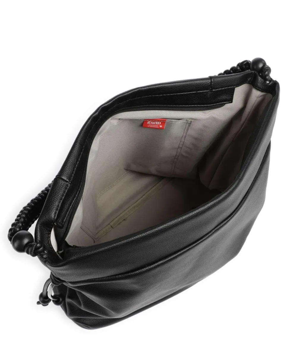 Perla PE140 Beuteltasche Lederimitat schwarz