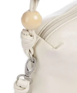 Perla PE60 Schultertasche Lederimitat elfenbein