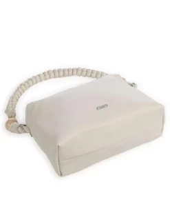 Perla PE60 Schultertasche Lederimitat elfenbein