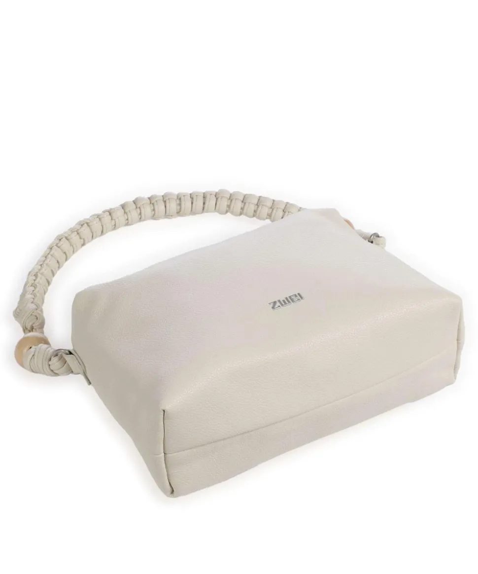 Perla PE60 Schultertasche Lederimitat elfenbein