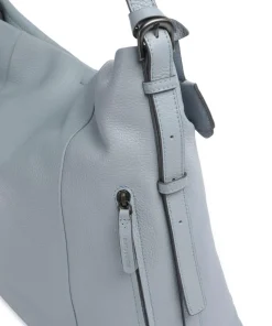 Philocalists Affinity Shopper genarbtes Rindsleder hellblau