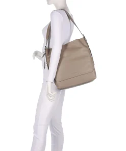 Philocalists Ally Beuteltasche genarbtes Rindsleder beige