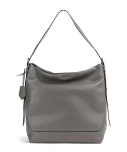 Philocalists Ally Beuteltasche genarbtes Rindsleder grau