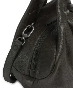 Philocalists Beauty Handtasche fein genarbtes Leder khaki