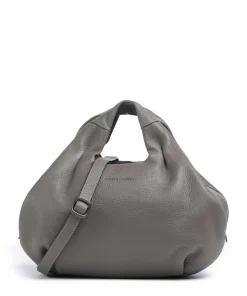 Philocalists Beauty Handtasche fein genarbtes Leder grau