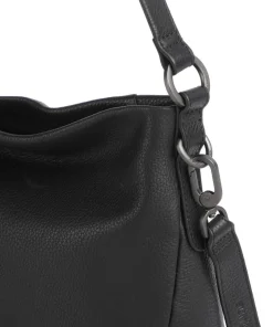 Philocalists Darling Beuteltasche genarbtes Leder schwarz