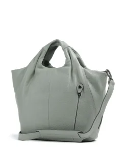 Philocalists Dearie Handtasche genarbtes Leder graugrün