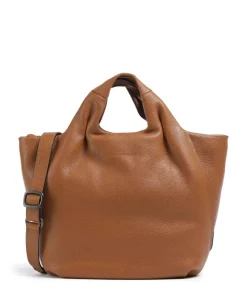 Philocalists Dearie Handtasche genarbtes Leder braun