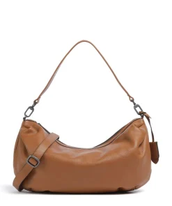 Philocalists Dewdrop Beuteltasche genarbtes Leder braun