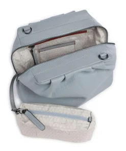 Philocalists Honey Umhängetasche genarbtes Leder hellblau