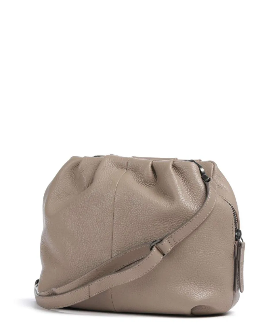 Philocalists Honey Umhängetasche genarbtes Leder beige