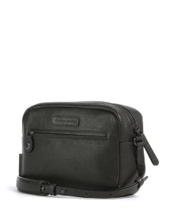 Philocalists Posh Umhängetasche genarbtes Leder khaki