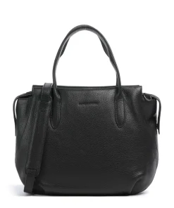 Philocalists Precious Handtasche genarbtes Rindsleder schwarz