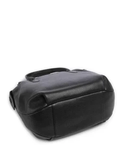 Philocalists Precious Handtasche genarbtes Rindsleder schwarz