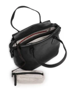 Philocalists Precious Handtasche genarbtes Rindsleder schwarz