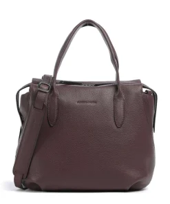 Philocalists Precious Handtasche genarbtes Rindsleder bordeaux