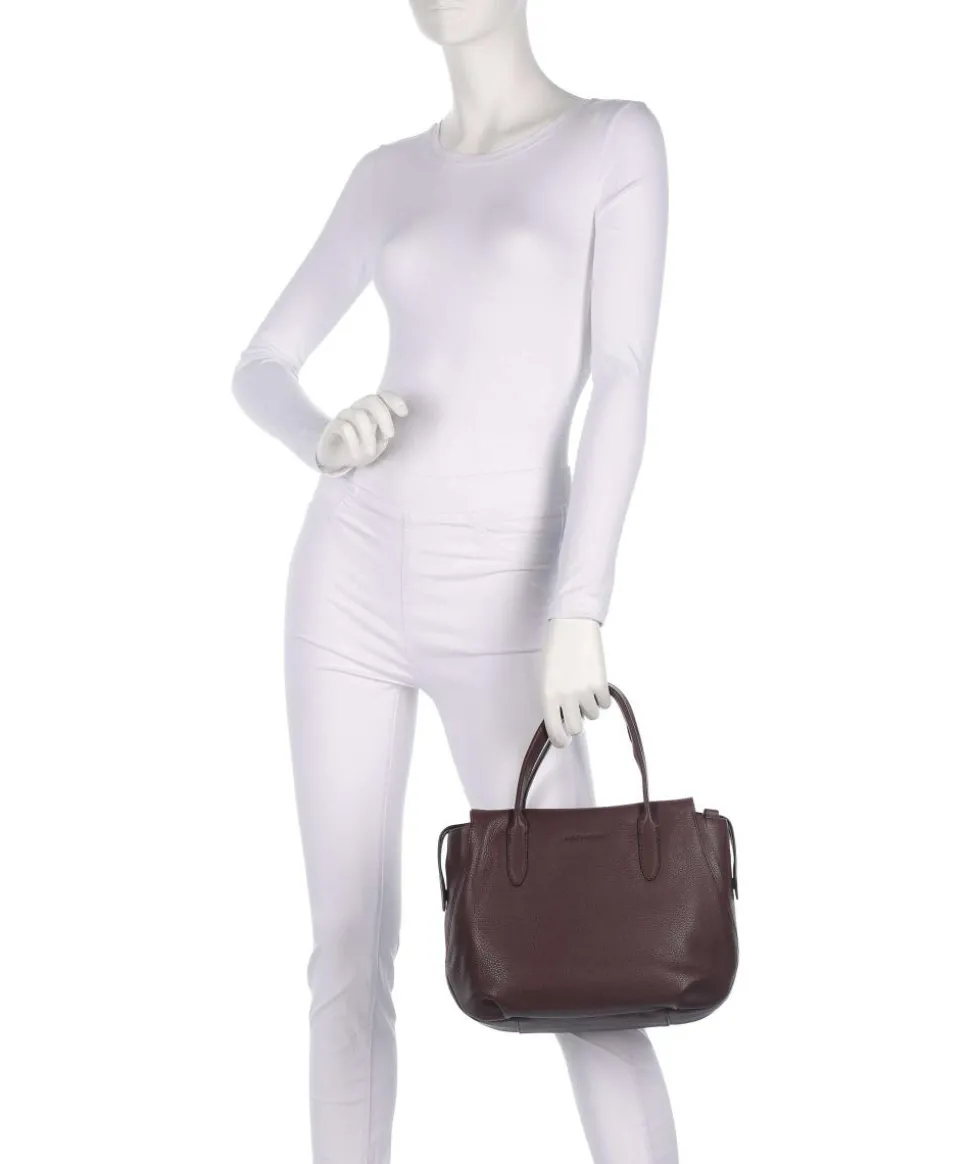 Philocalists Precious Handtasche genarbtes Rindsleder bordeaux