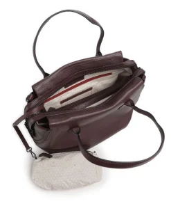 Philocalists Precious Handtasche genarbtes Rindsleder bordeaux