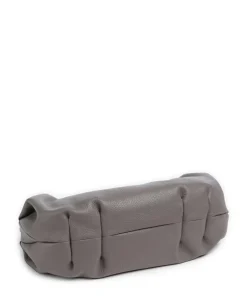 Philocalists Sparkle Beuteltasche genarbtes Leder grau