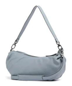 Philocalists Sparkle Beuteltasche genarbtes Leder hellblau