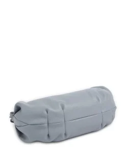 Philocalists Sparkle Beuteltasche genarbtes Leder hellblau