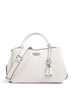 Phoebe Peony Debossed Handtasche Lederimitat creme