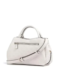 Phoebe Peony Debossed Handtasche Lederimitat creme