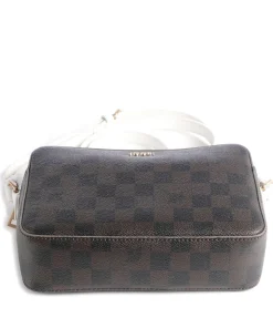 Piazza Edition Cloe Umhängetasche Lederimitat dunkelbraun