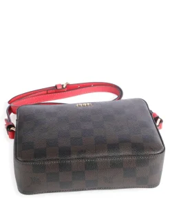 Piazza Edition Cloe Umhängetasche Lederimitat dunkelbraun