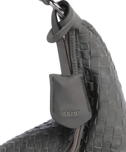 Piuma Nana Beuteltasche Lammleder grau