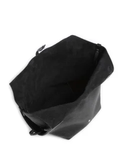 Play Medium Beuteltasche genarbtes Rindsleder schwarz