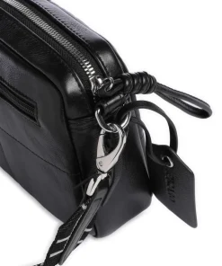 Plaza Umhängetasche weiches Rindsleder schwarz