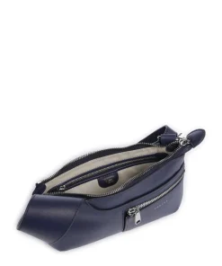 Pockets Umhängetasche fein genarbtes Rindsleder dunkelblau