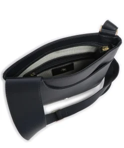 Pockets Umhängetasche fein genarbtes Rindsleder navy