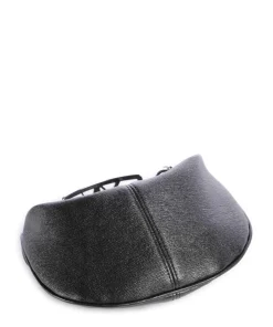 Polly Mini Handtasche Lederimitat schwarz