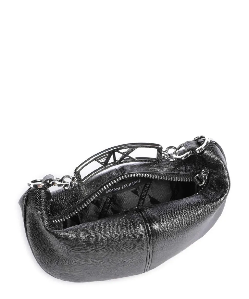 Polly Mini Handtasche Lederimitat schwarz