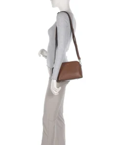 Polly Umhängetasche Lederimitat braun