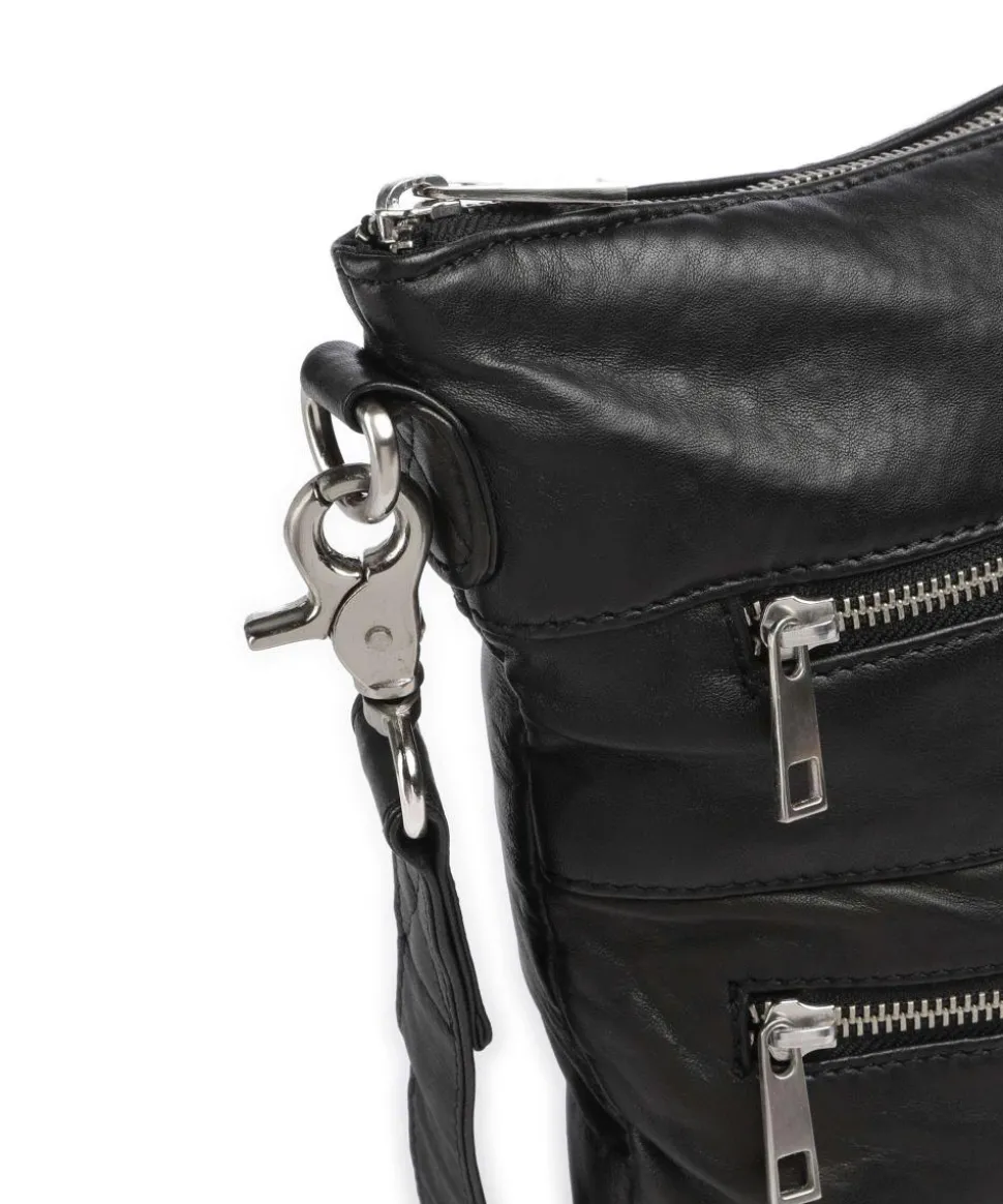 Power Field Umhängetasche Schafsleder schwarz