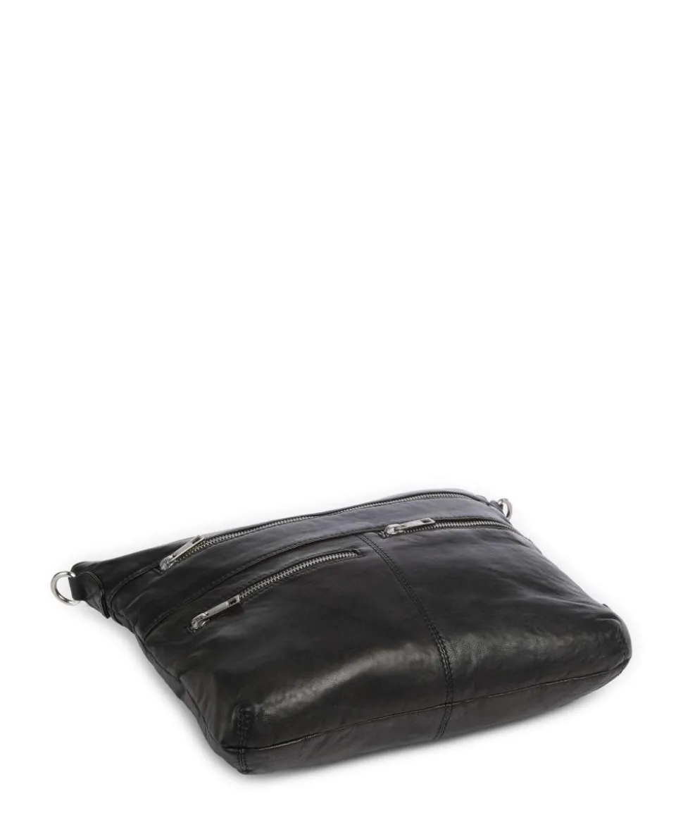 Power Field Umhängetasche Schafsleder schwarz