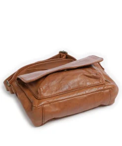 Power Field Umhängetasche Schafsleder cognac