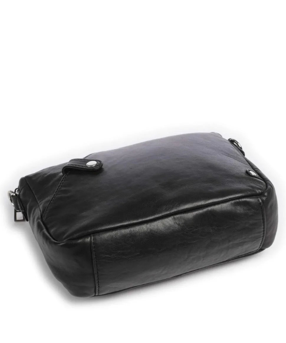 Power Field Umhängetasche Schafsleder schwarz