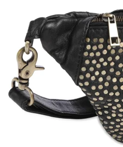 Power Parade Gürteltasche Schafsleder schwarz