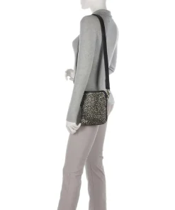 Power Parade Umhängetasche fein genarbtes Kalbsleder schwarz