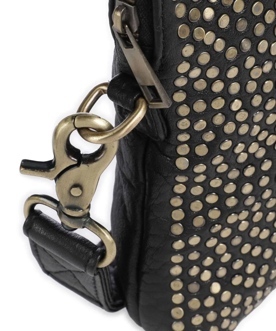 Power Parade Umhängetasche fein genarbtes Kalbsleder schwarz