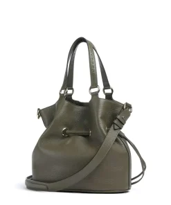 Premier Flirt M Bucket bag genarbtes Rindsleder khaki