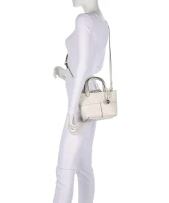 Primrose Mini Umhängetasche genarbtes Leder creme